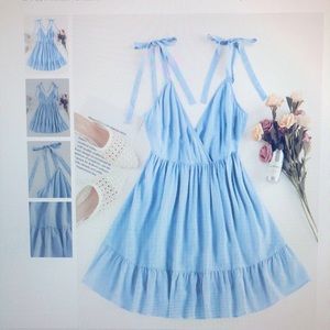 Light blue summer dress